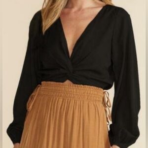 MinkPink Harper Twist Blouse - NWT - Size XL